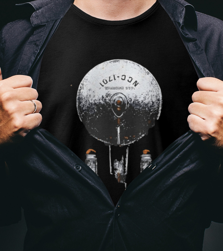 USS Enterprise NCC 1701 Boldly Go Starship T-Shirt