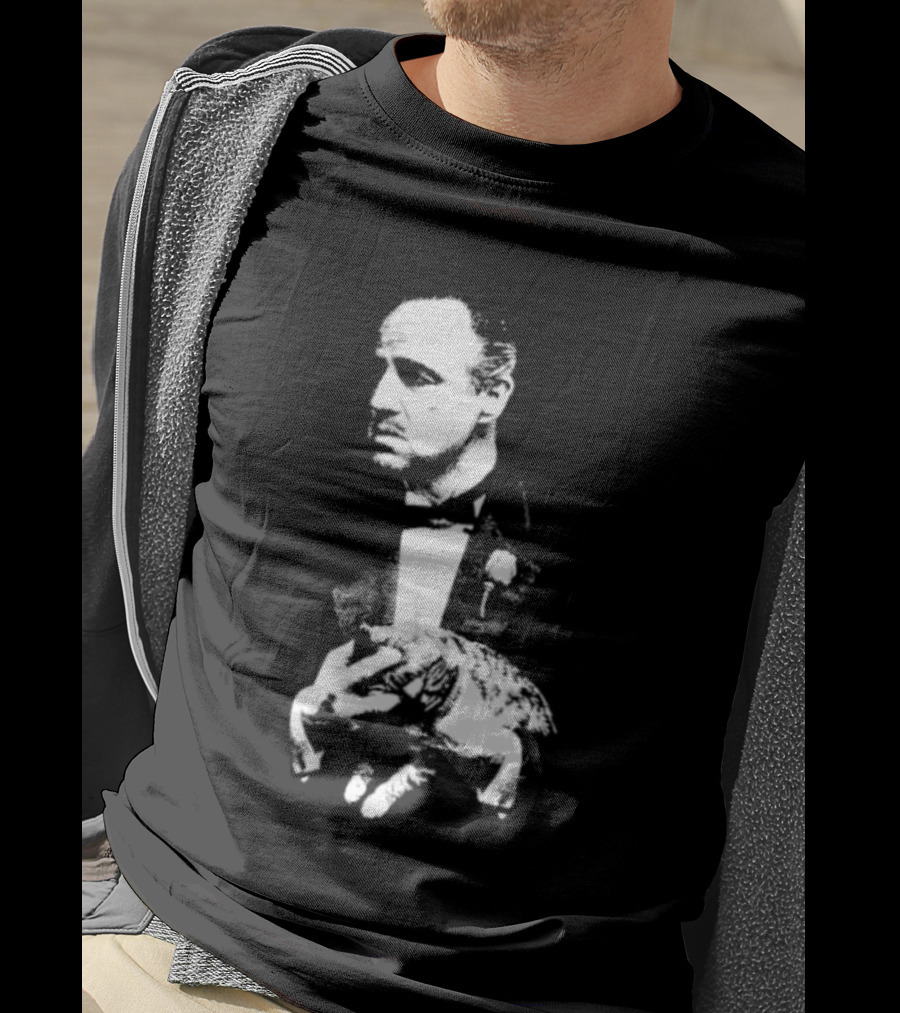 Vito Corleone Marlon Brando The Godfather Movie Film Noir T-Shirt