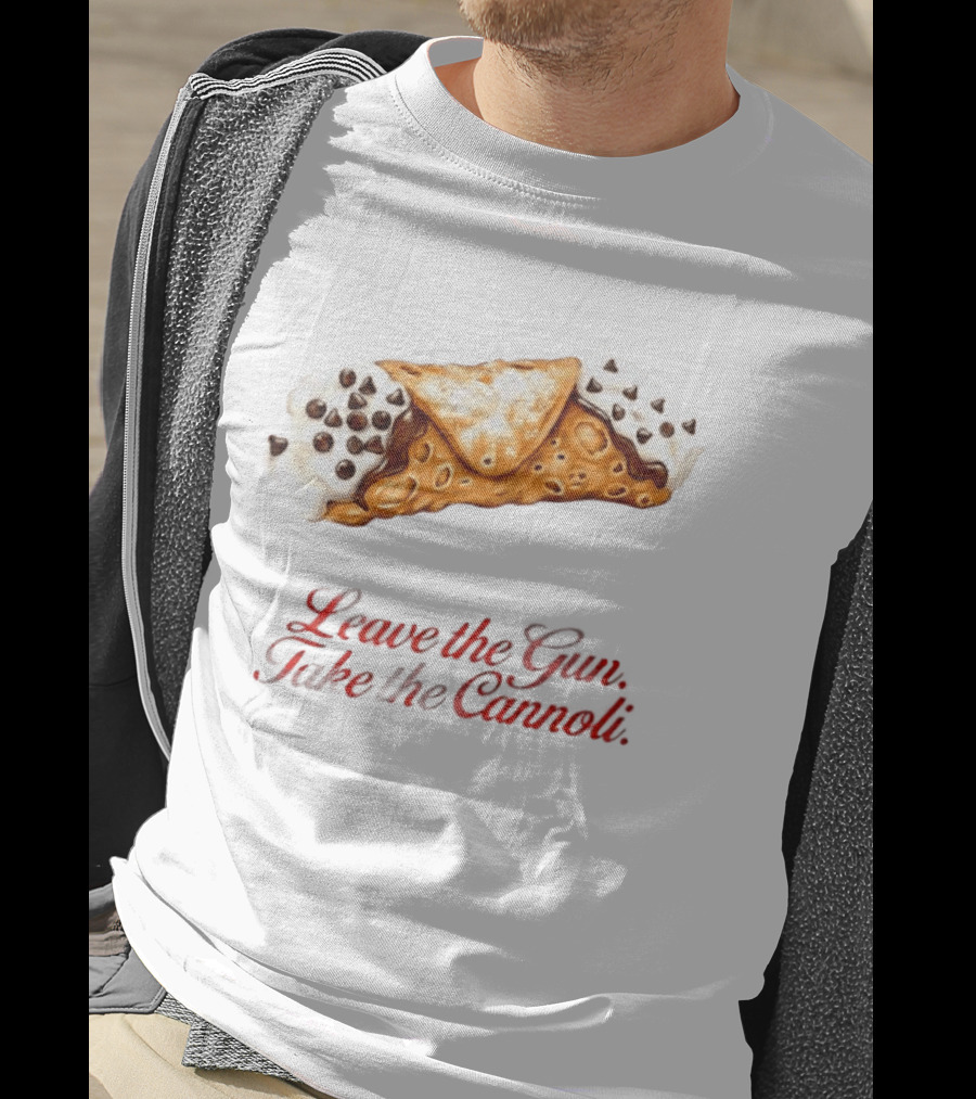 Clemenza The Godfather Leave The Gun Take The Cannoli Movie Mens Cannoli T-Shirt