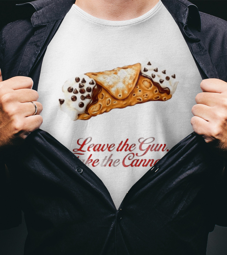 Clemenza The Godfather Leave The Gun Take The Cannoli Movie Mens Cannoli T-Shirt