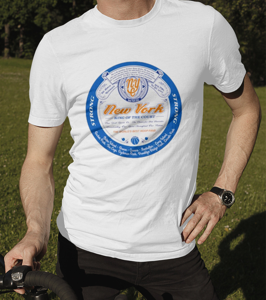 New York King Of The Court Basketball Club Madison Square Garden Sports T-Shirt