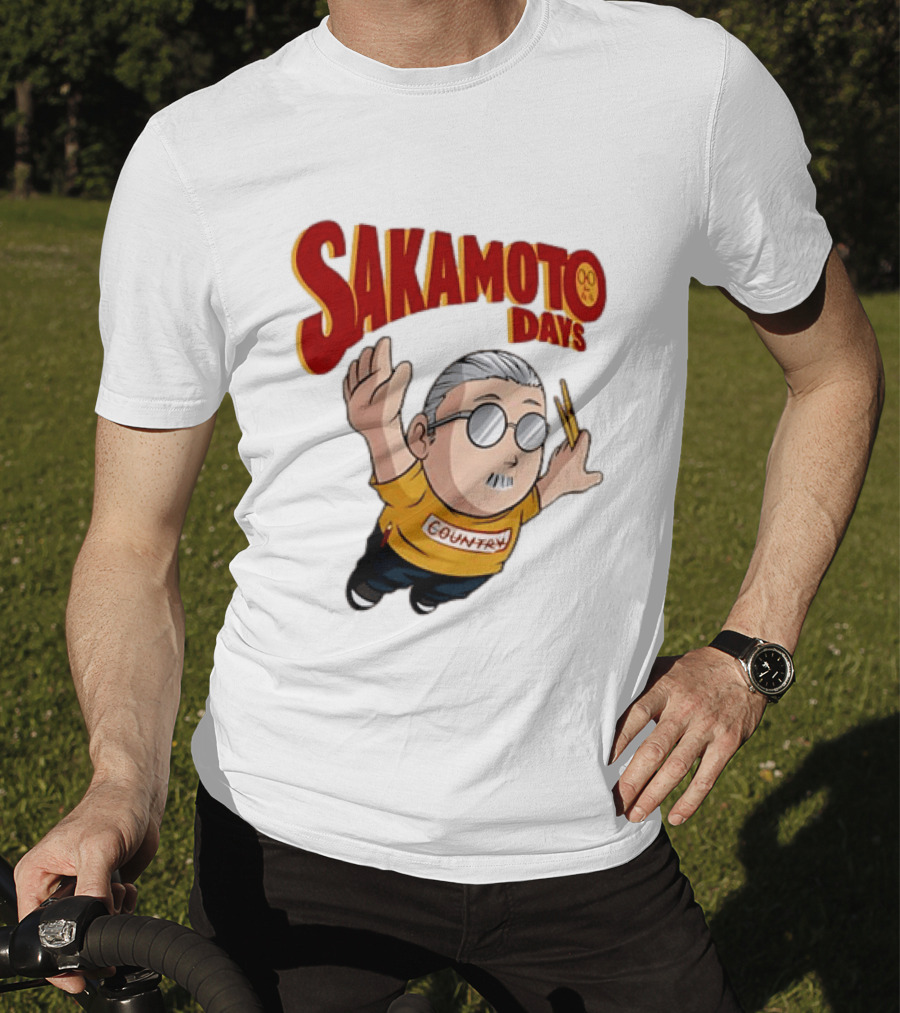 Sakamoto Days Country Super Mario Taro Sakamoto Floating T-Shirt