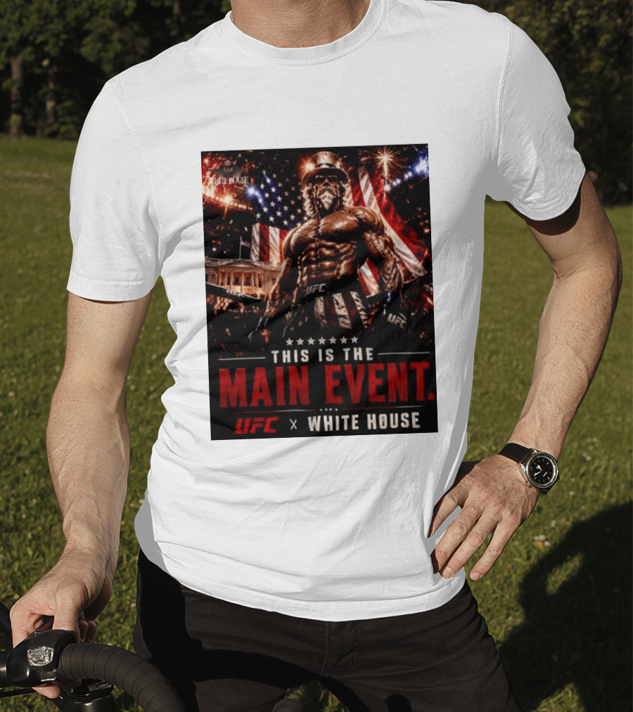 UFC X White House Uncle Sam Main Event Stars And Stripes T-Shirt