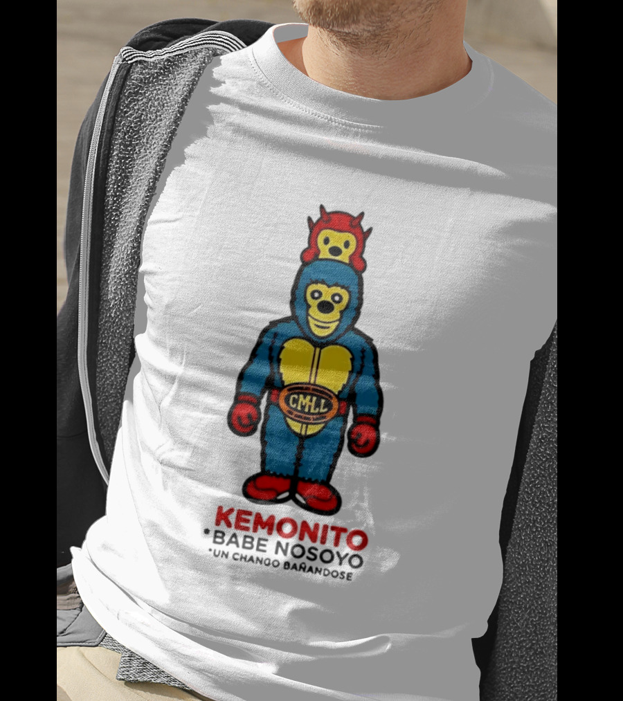 Kemonito CMLL Babe Nosoyo Un Chango Banandose Baby Milo T-Shirt