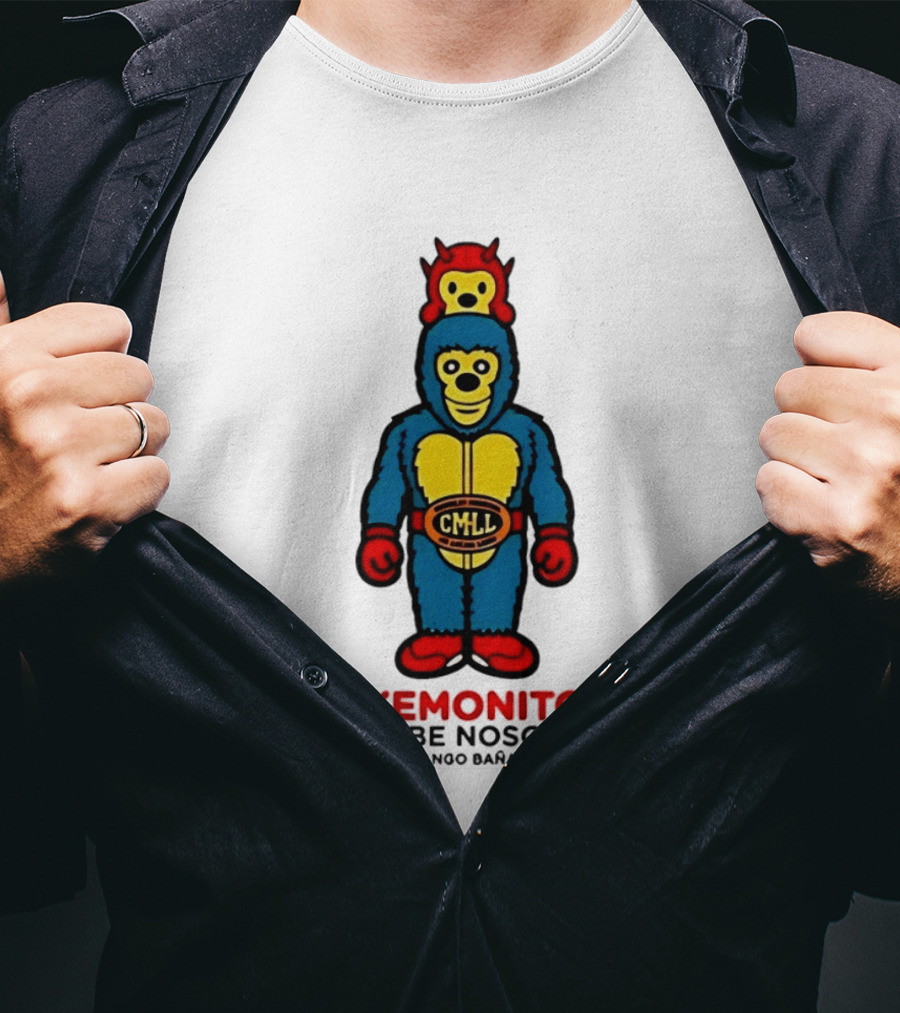 Kemonito CMLL Babe Nosoyo Un Chango Banandose Baby Milo T-Shirt