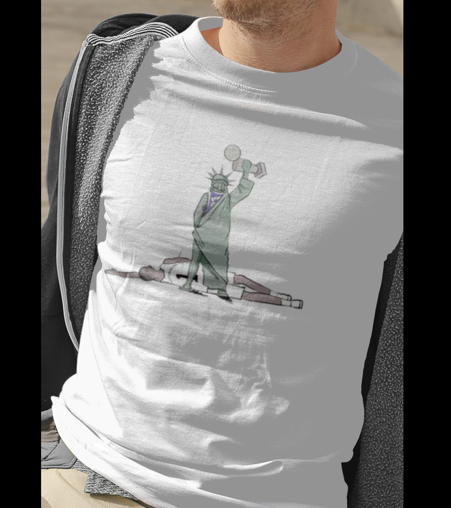 Knicks Jalen Brunson Liberty Trophy Wemby T-Shirt