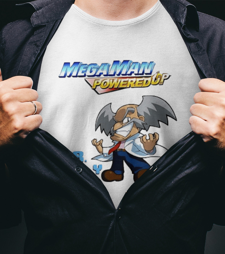Mega Man Powered Up Dr Wily T-Shirt