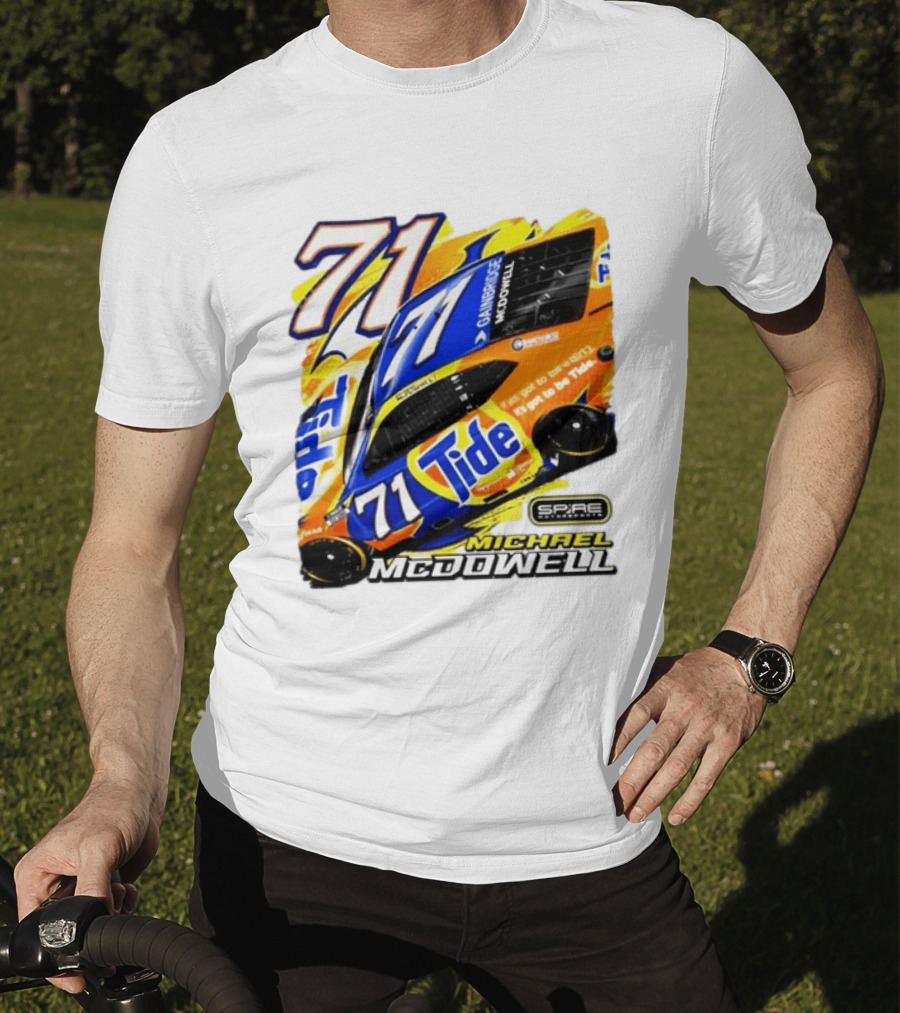 Michael McDowell Tide 71 NASCAR Racing Spire Motorsports Camry T-Shirt