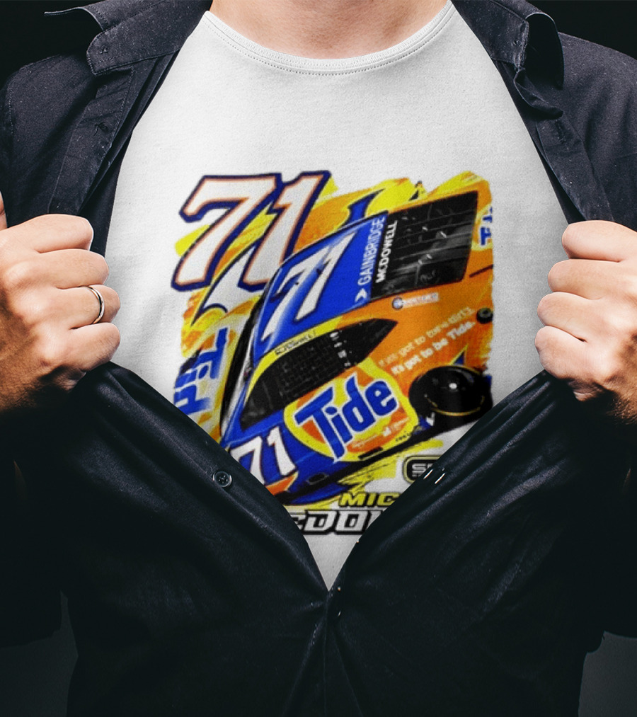 Michael McDowell Tide 71 NASCAR Racing Spire Motorsports Camry T-Shirt