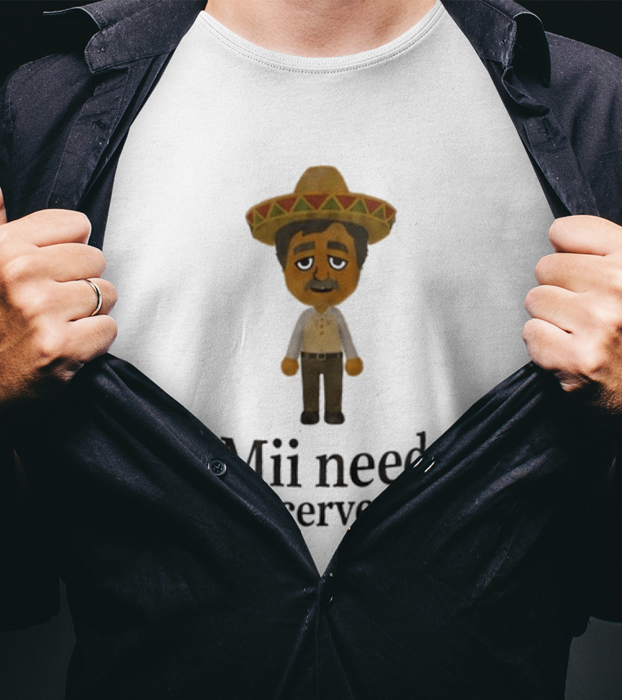 Sombrero Mii Need A Cerveza Mexican Fiesta T-Shirt