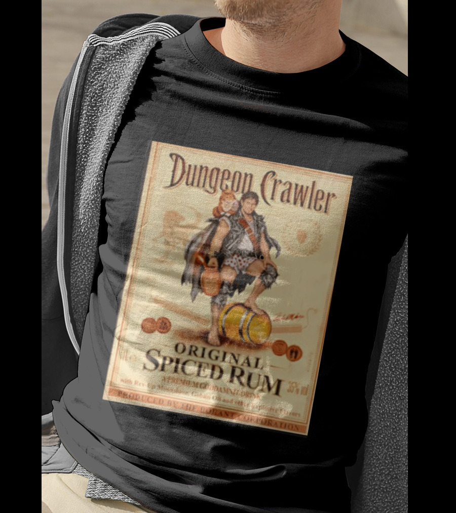 Dungeon Crawler Original Spiced Rum Borant Corporation Premium Drink T-Shirt