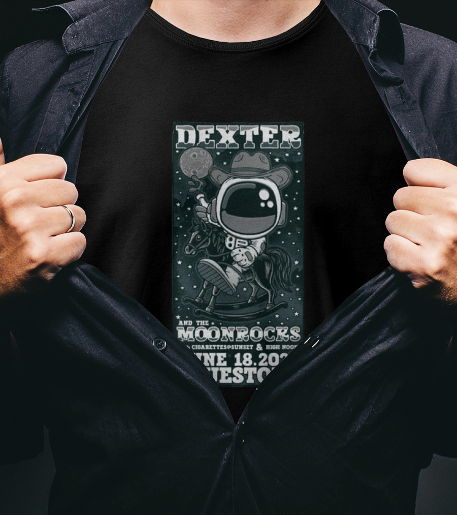 Dexter And The Moonrocks With Cigarettes@Sunset & High Noon June 18 2026 Bluestone T-Shirt