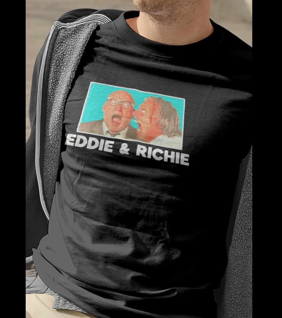 Eddie And Richie It's The Gas Man Classic Comedy Duo T-Shirt