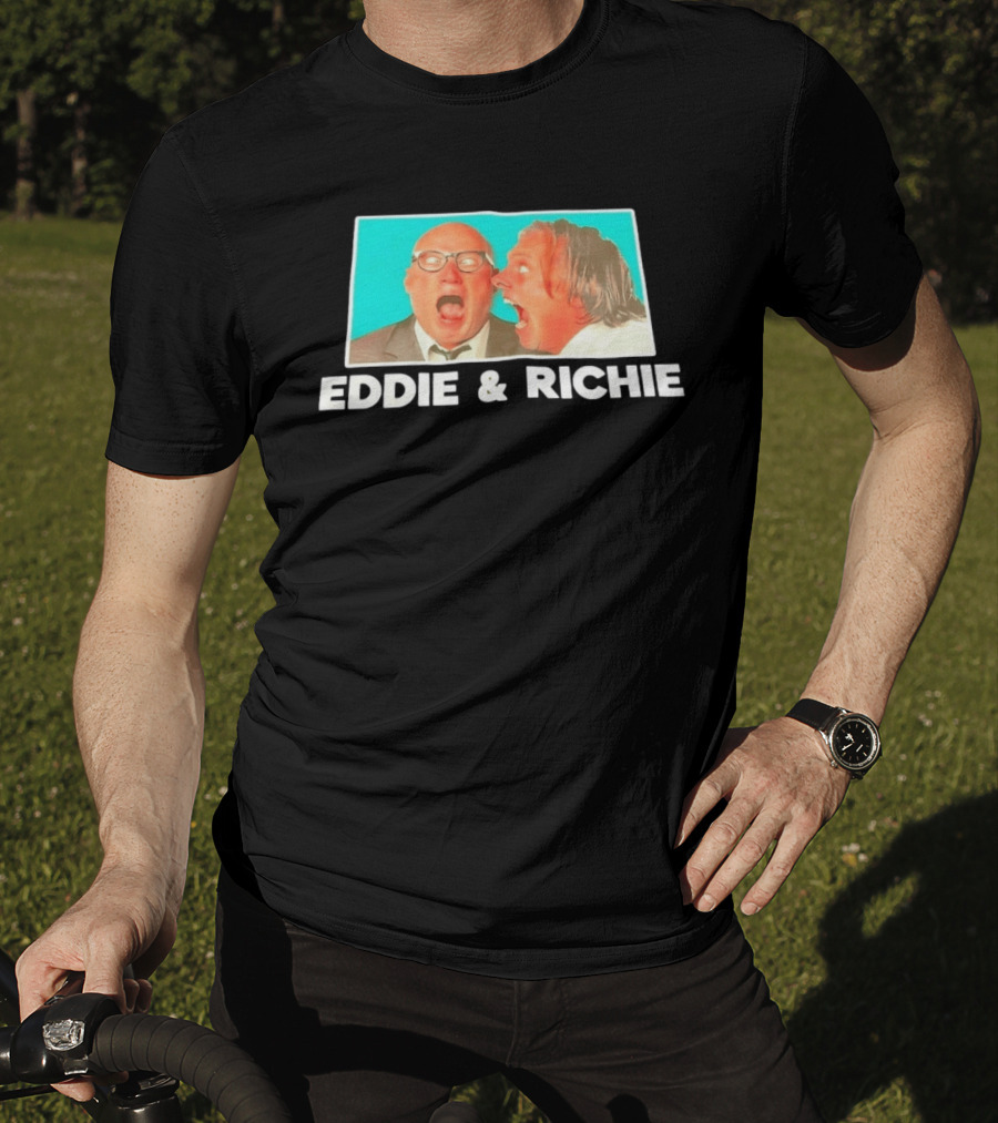 Eddie And Richie It's The Gas Man Classic Comedy Duo T-Shirt
