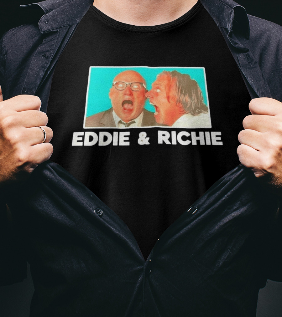 Eddie And Richie It's The Gas Man Classic Comedy Duo T-Shirt