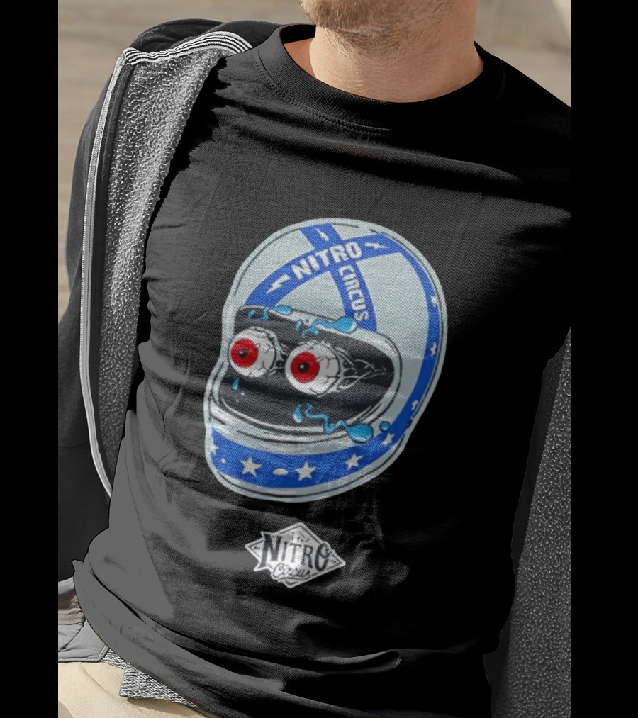 Nitro Circus Helmet Staring Eyeballs T-Shirt