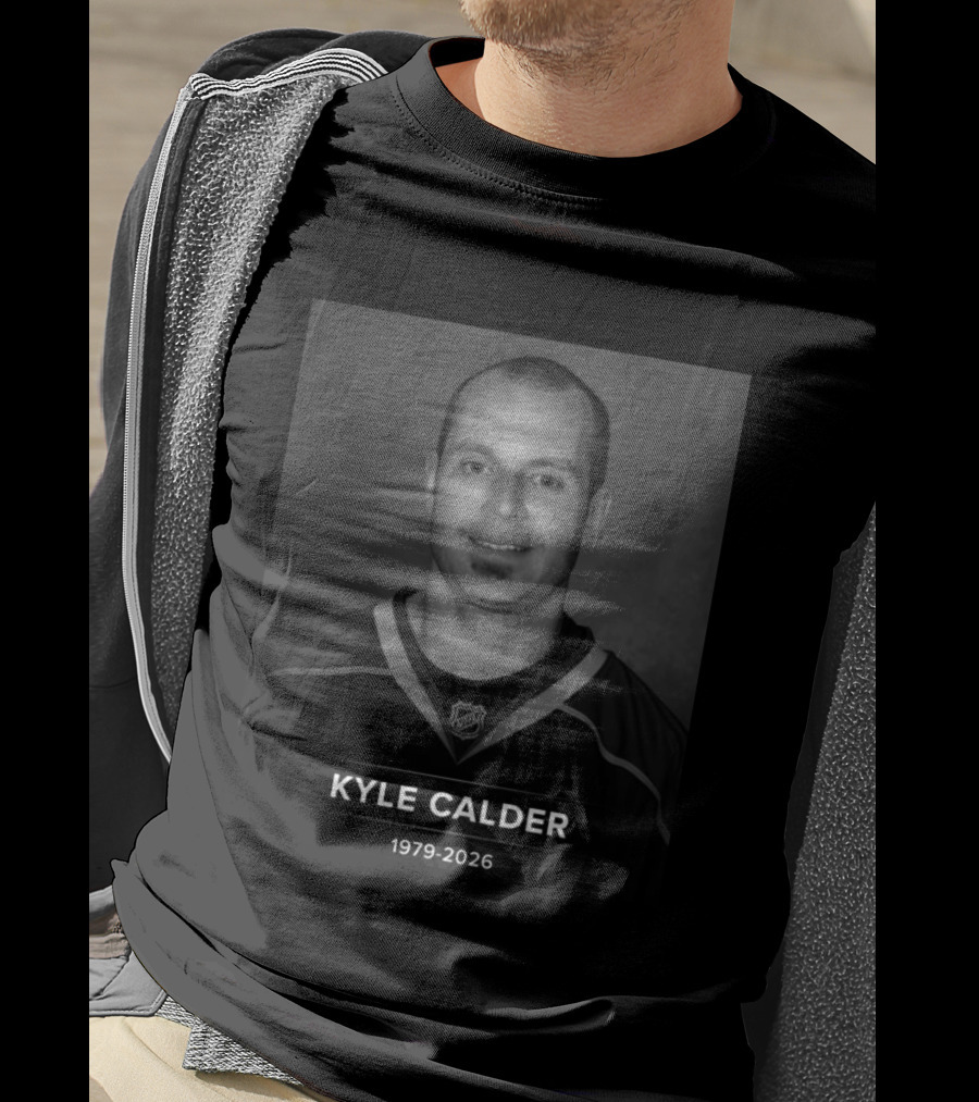 KYLE CALDER 1979 2026 NHL Player Blackhawks Kings T-Shirt