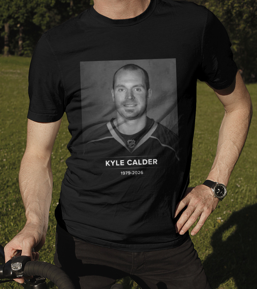 KYLE CALDER 1979 2026 NHL Player Blackhawks Kings T-Shirt