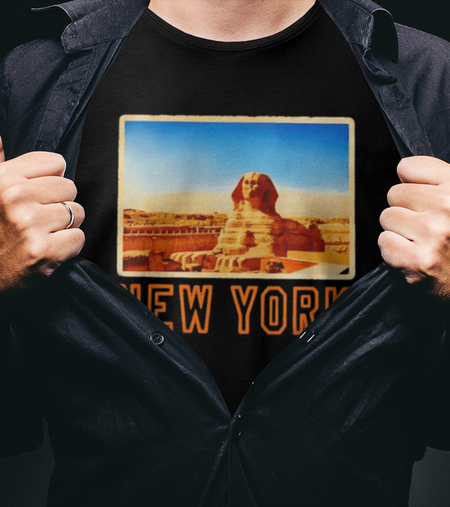New York Humor Great Sphinx Of Giza Egypt Landmark T-Shirt