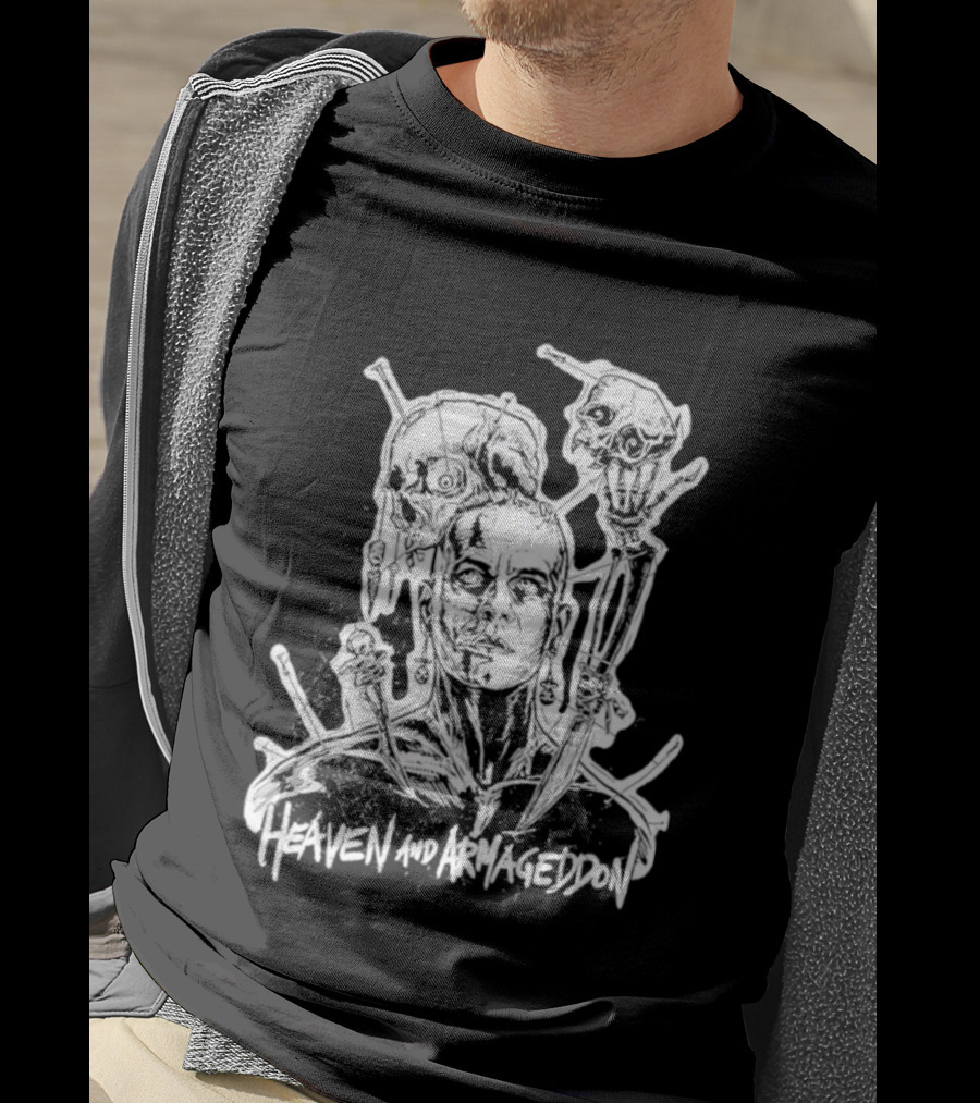 Heaven And Armageddon Skull Trio T-Shirt