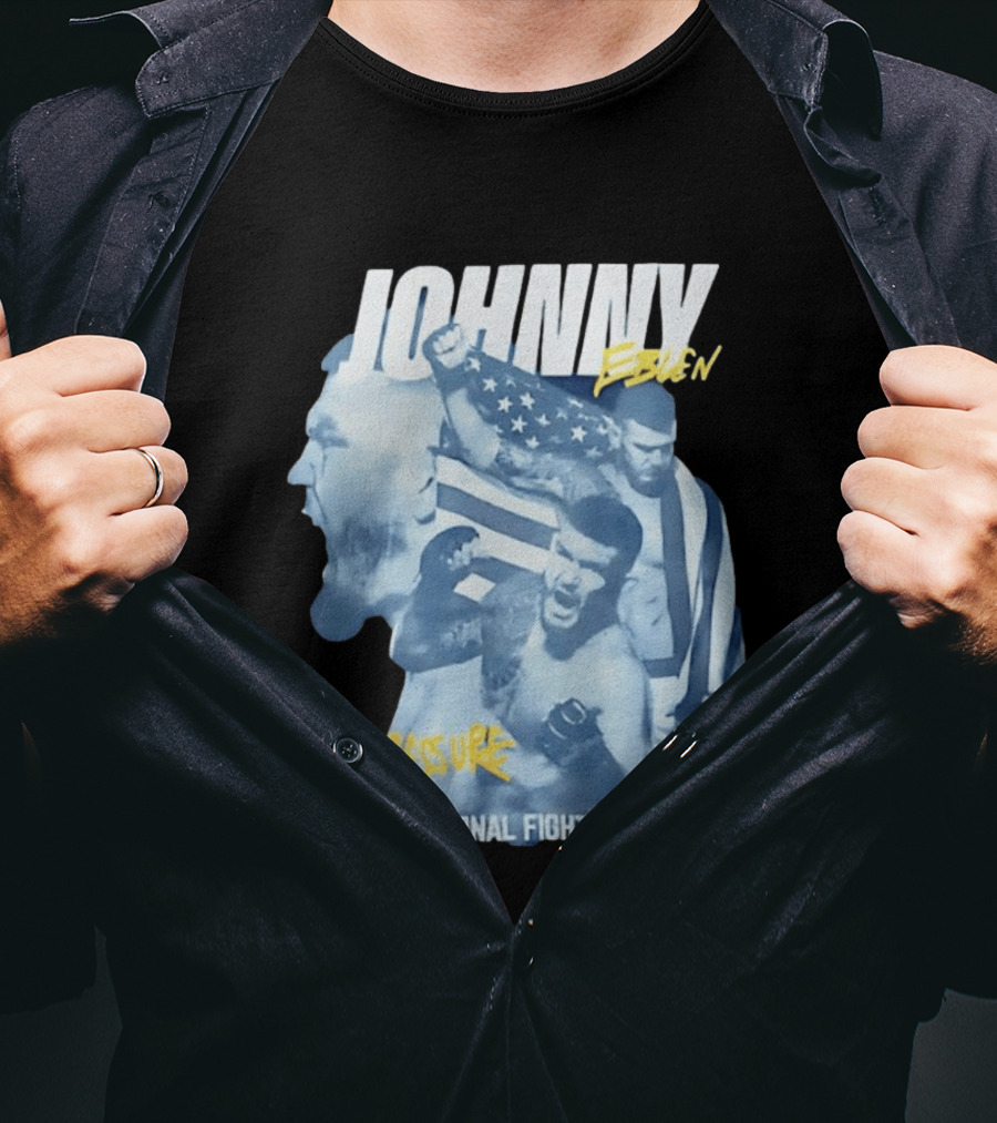 Johnny Eblen Pressure Professional Fighters League PFL American Flag T-Shirt