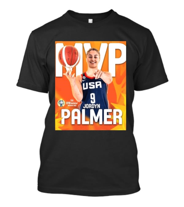 USA Basketball Jordyn Palmer MVP FIBA U18 Women's AmeriCup 2026 T-Shirt