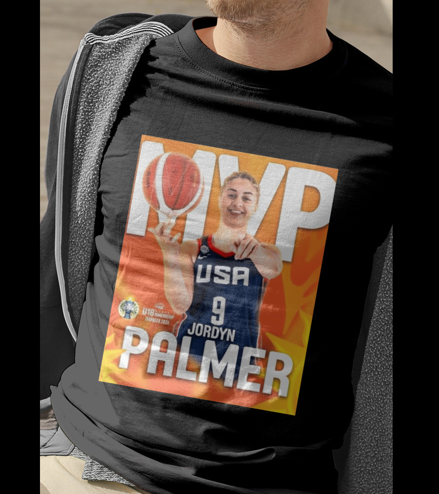 USA Basketball Jordyn Palmer MVP FIBA U18 Women's AmeriCup 2026 T-Shirt