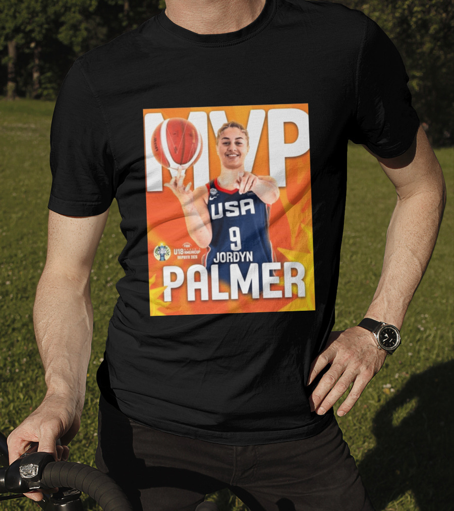 USA Basketball Jordyn Palmer MVP FIBA U18 Women's AmeriCup 2026 T-Shirt