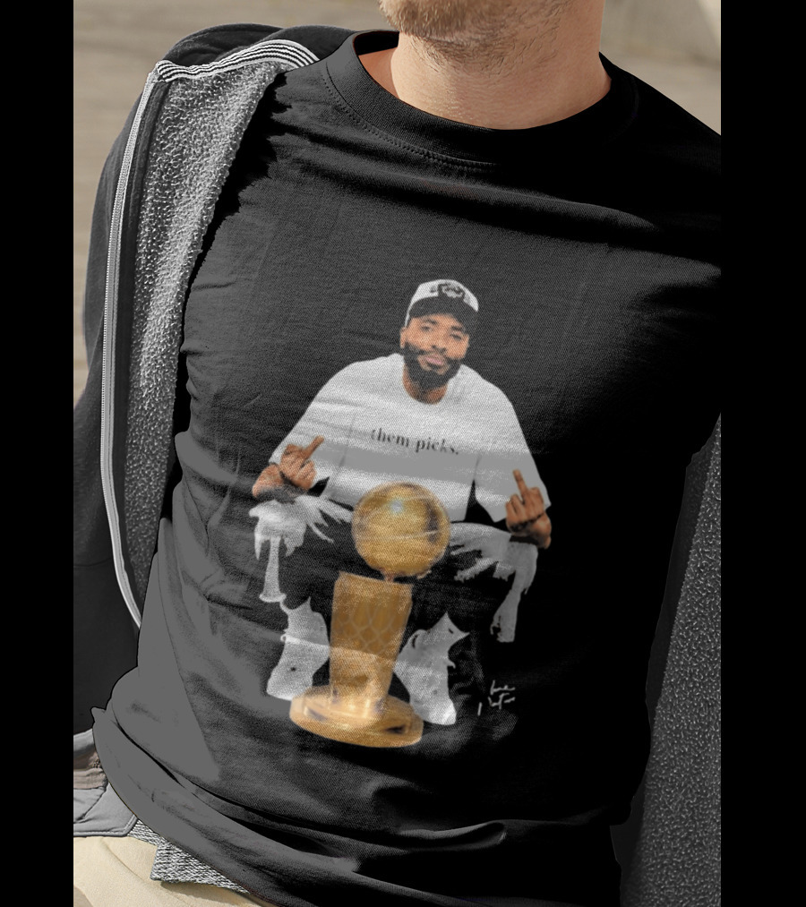 Mikal Bridges Larry O'Brien 2026 Them Picks T-Shirt