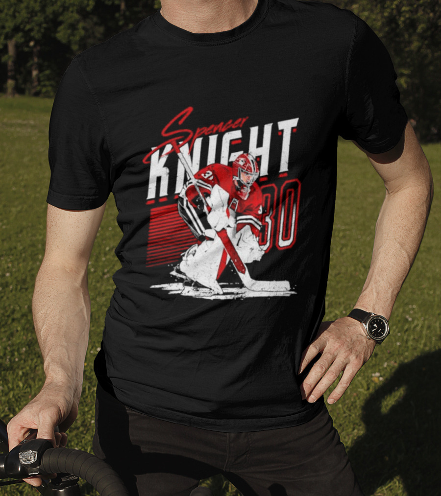Florida Panthers Spencer Knight Number 30 NHL Stripes T-Shirt
