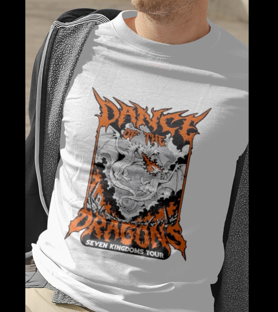 Dance Of The Dragons Seven Kingdoms Tour House Targaryen Fire Breathing T-Shirt