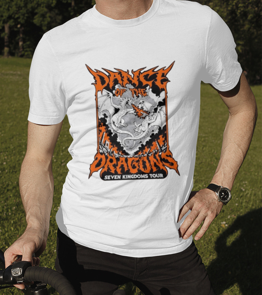 Dance Of The Dragons Seven Kingdoms Tour House Targaryen Fire Breathing T-Shirt