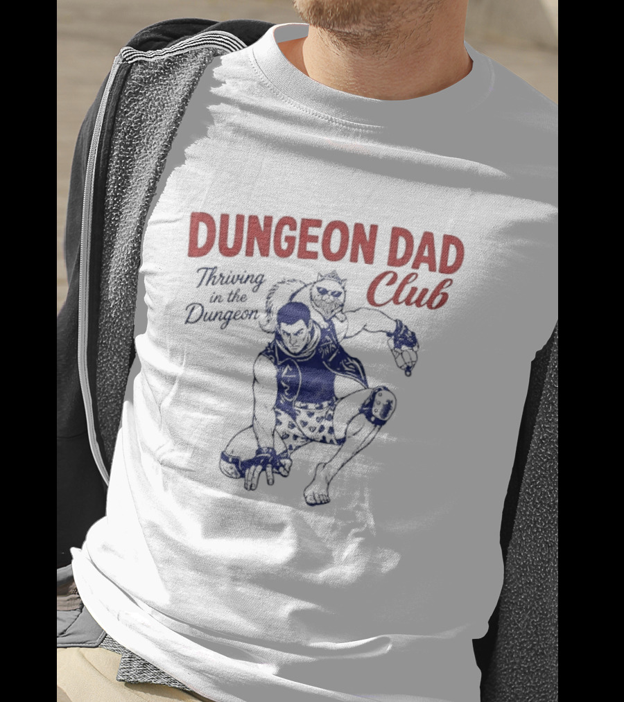 Dungeon Dad Club Thriving In The Dungeon Adventure T-Shirt