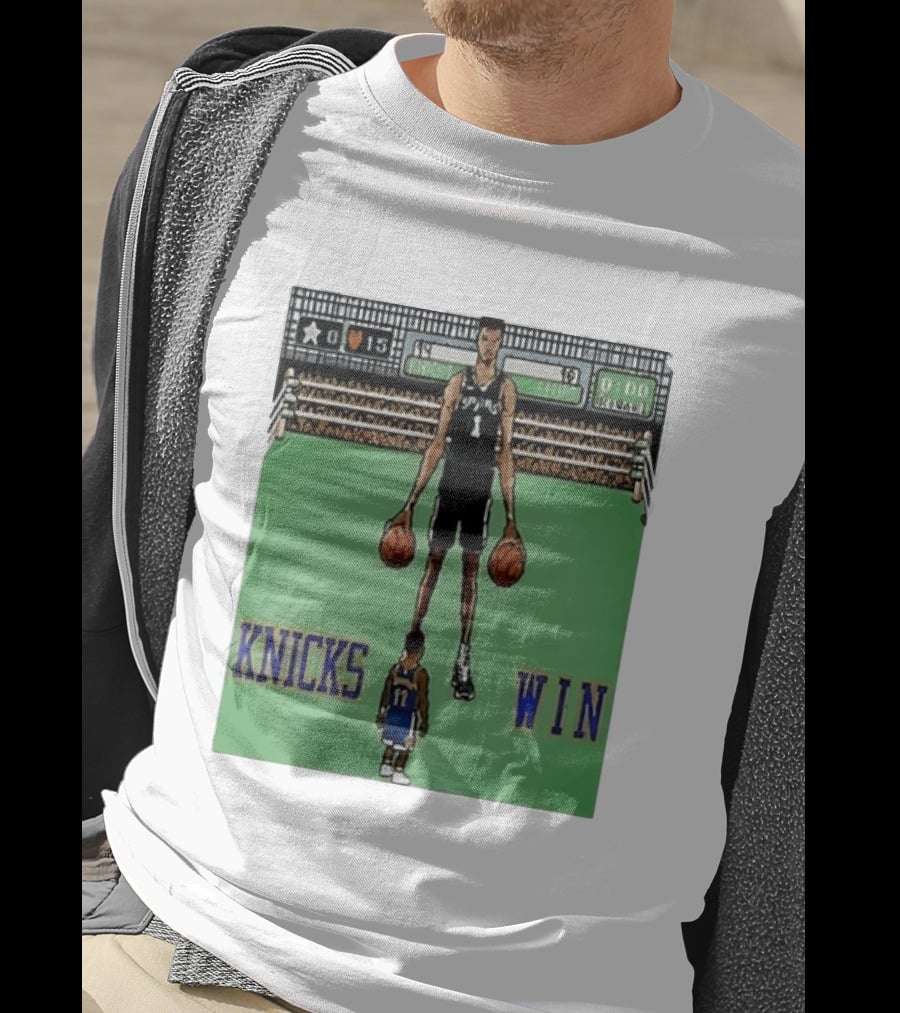 Victor Wembanyama San Antonio Spurs Jalen Brunson New York Knicks Win NBA Game T-Shirt