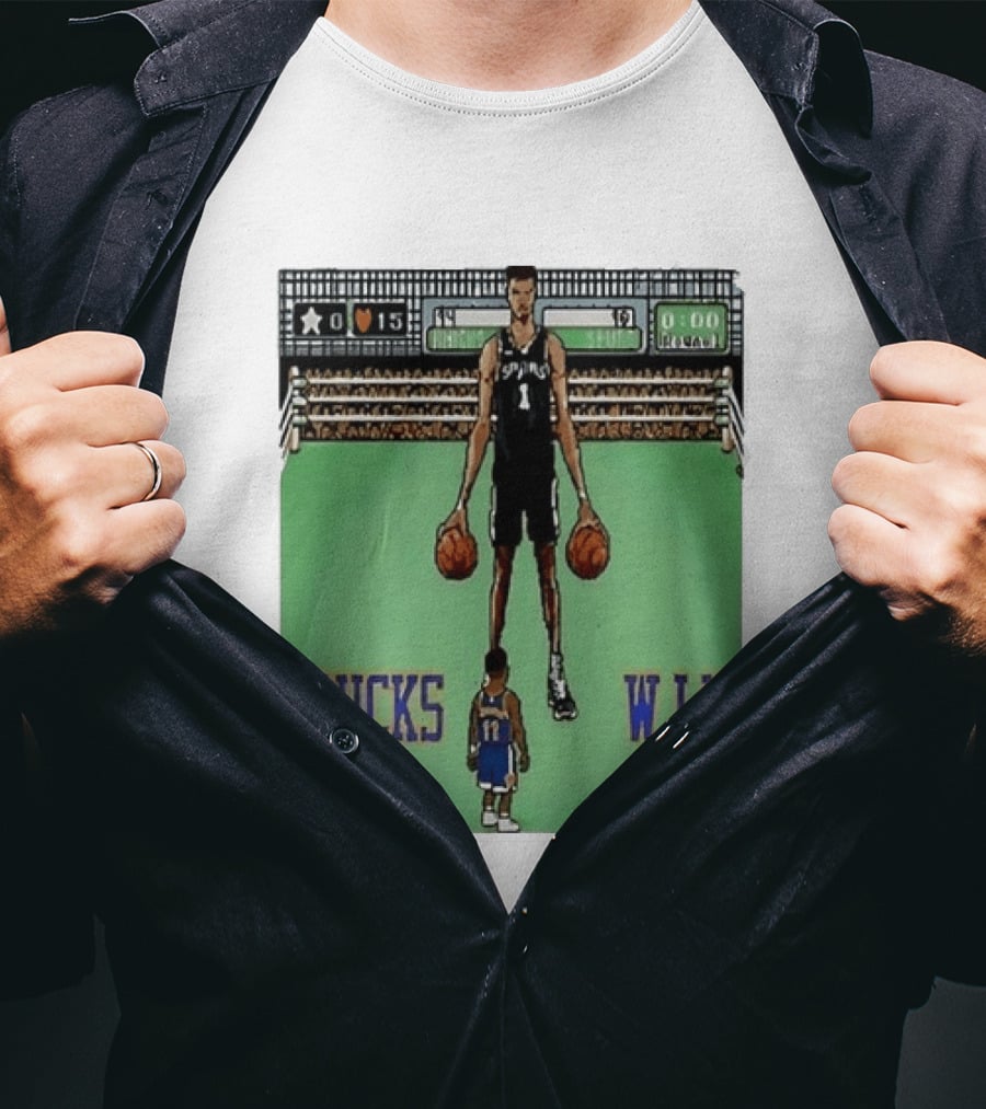 Victor Wembanyama San Antonio Spurs Jalen Brunson New York Knicks Win NBA Game T-Shirt