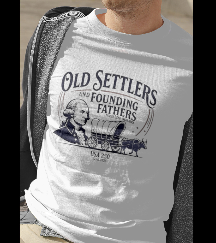 Old Settlers And Founding Fathers USA 1776 Tradition T-Shirt