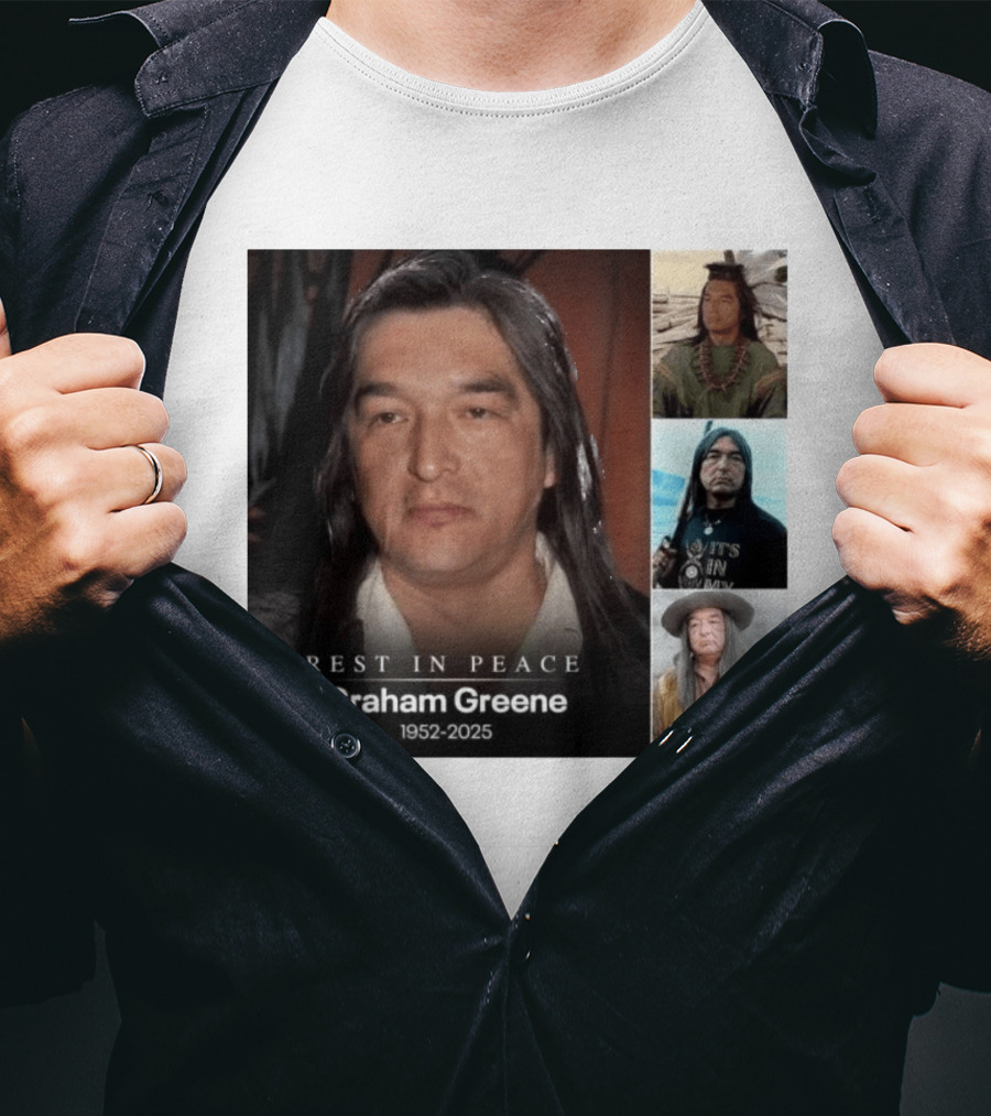 Rest In Peace Graham Greene 1952 2025 Memorial T-Shirt