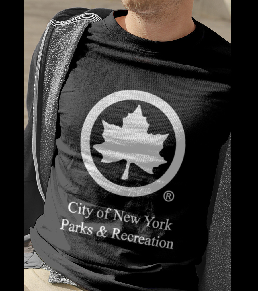 City Of New York Parks And Recreation Leaf T-Shirt