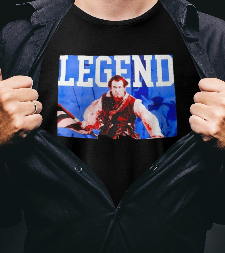 Legend Mel Gibson 2000 Film The Patriot T-Shirt