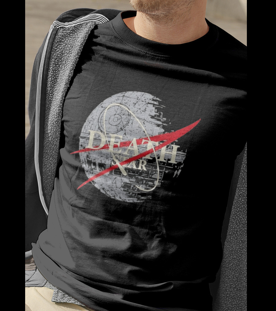 Death Star And The NASA T-Shirt