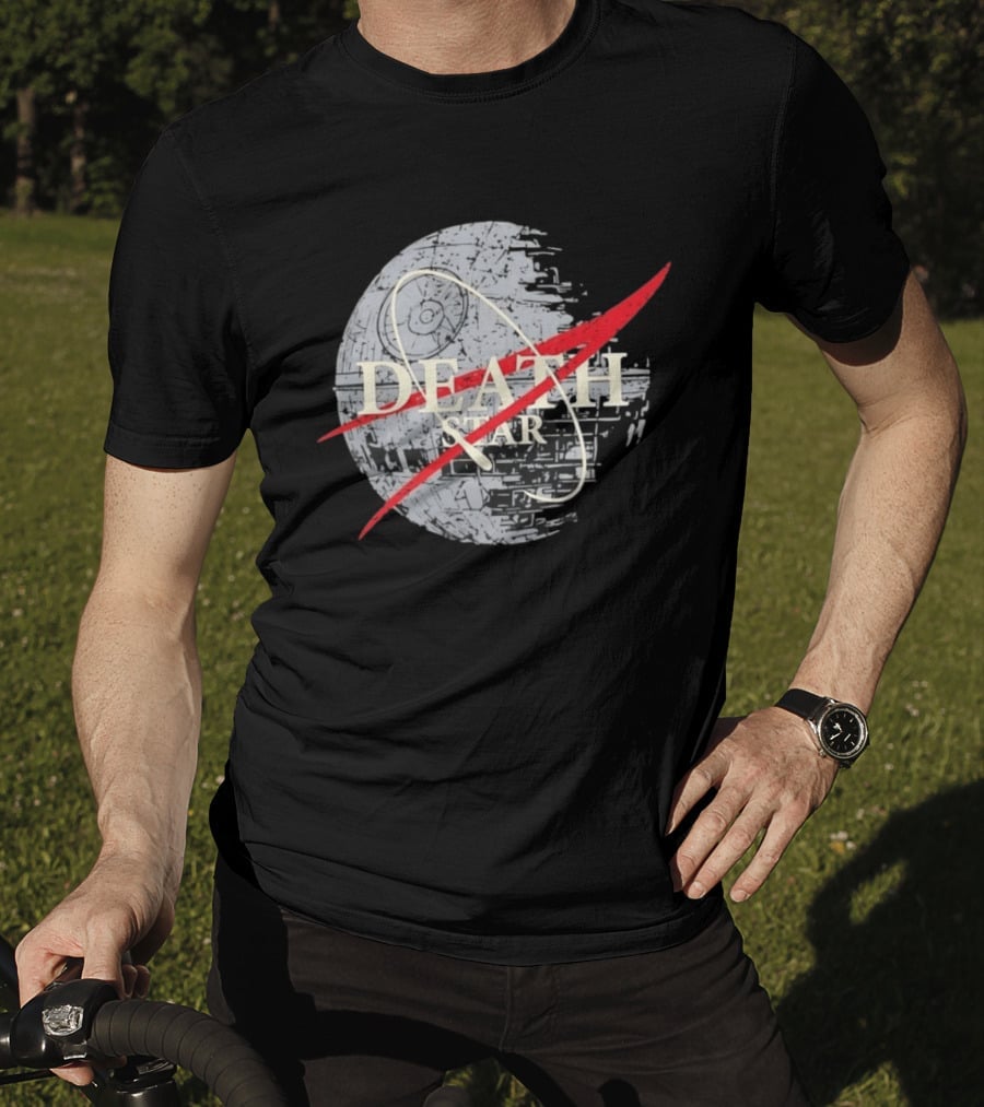 Death Star And The NASA T-Shirt