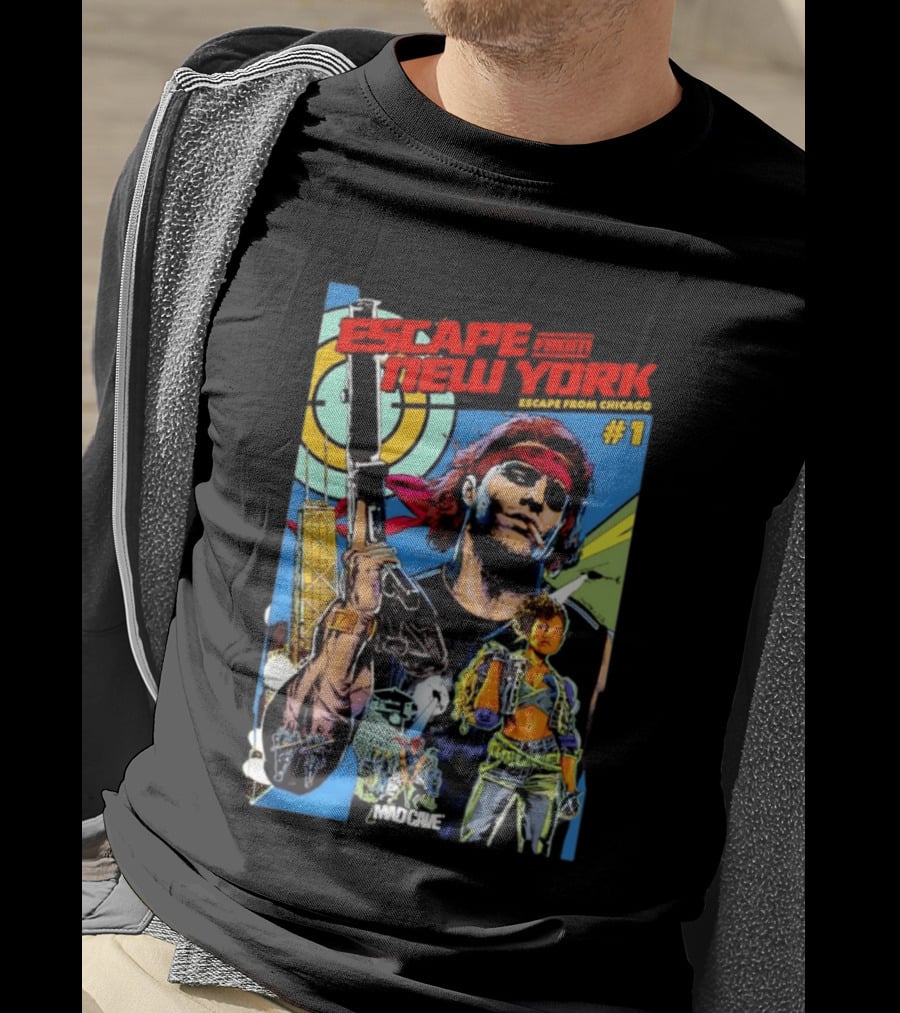 Escape From New York Escape From Chicago Comic Mad Cave Issue #1 T-Shirt