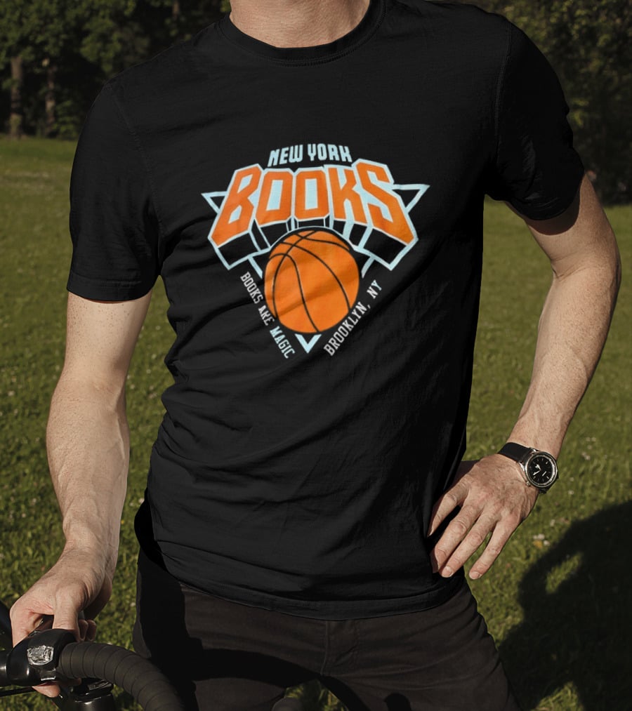 New York Books Are Magic Brooklyn NY Basketball T-Shirt