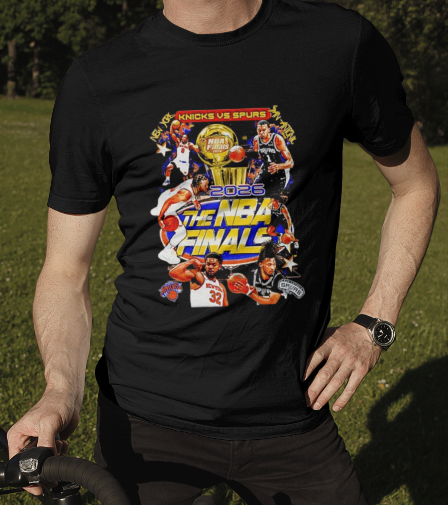 2026 NBA Finals Knicks Vs Spurs Jalen Brunson Victor Wembanyama New York San Antonio T-Shirt