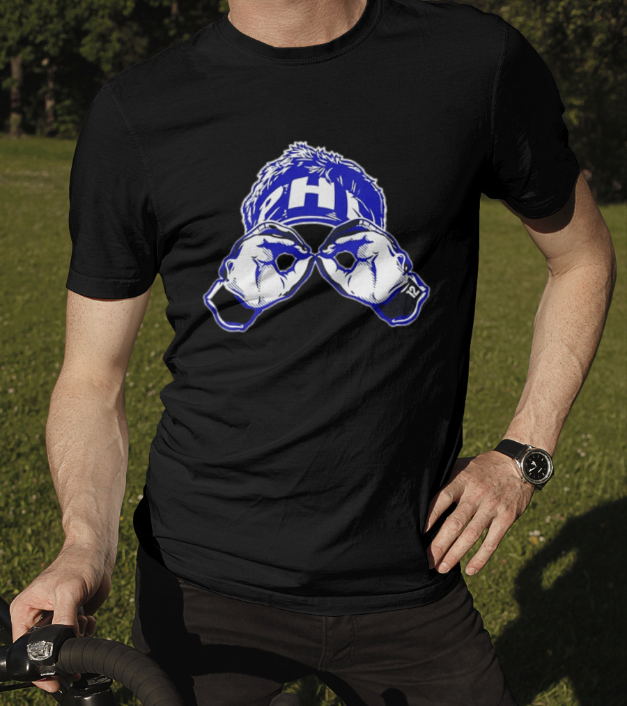 Philadelphia Eagles PHI 12 Hand Gesture Eyeglasses Fan T-Shirt