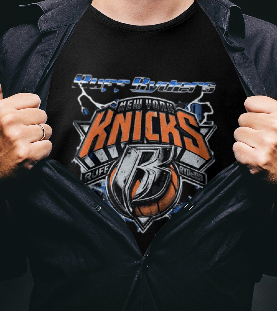 Ruff Ryders New York Knicks B Basketball Collaboration T-Shirt