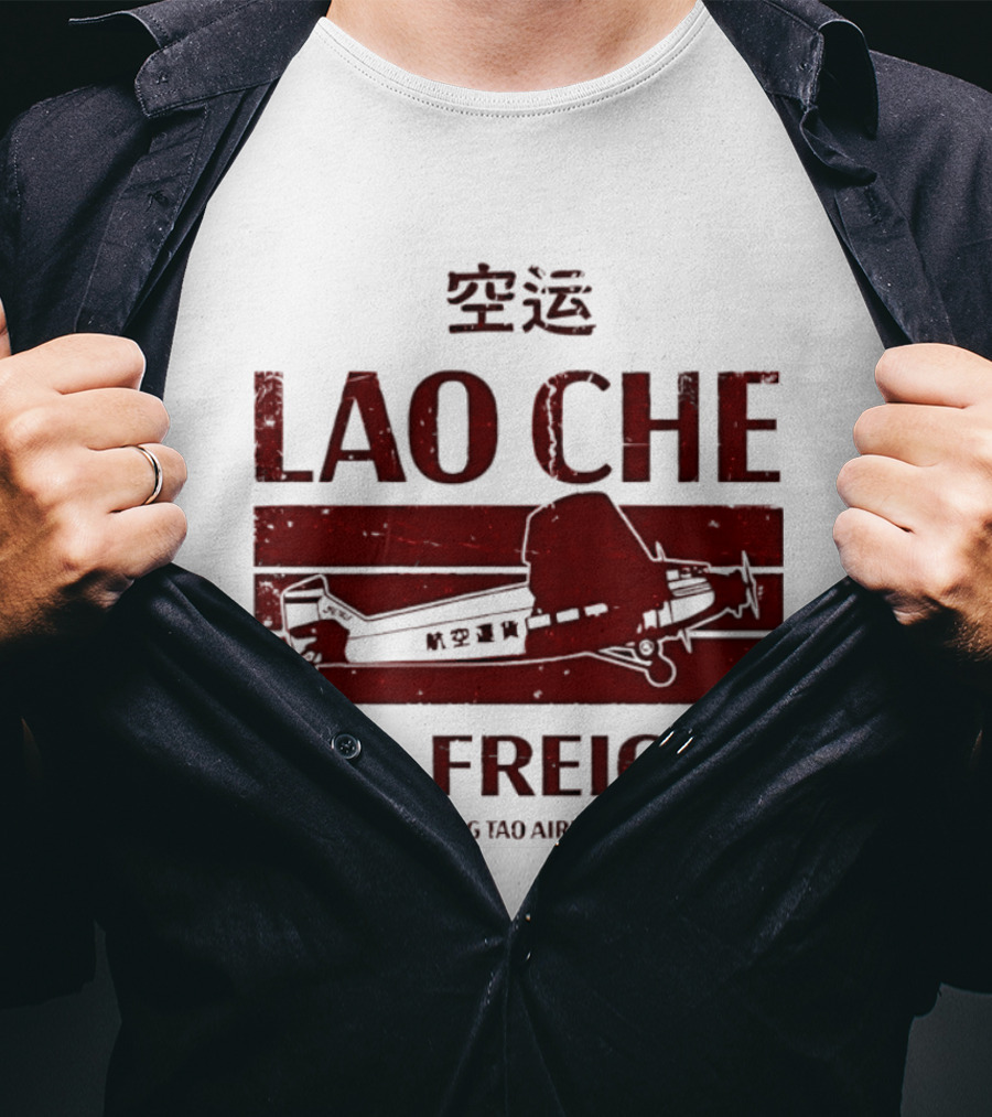 Lao Che Air Freight Nang Tao Airport Shanghai Indiana Jones Temple Of Doom T-Shirt