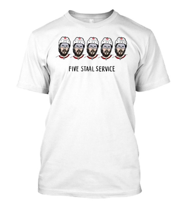 Eric Staal Five Staal Service Carolina Hurricanes Hockey T-Shirt