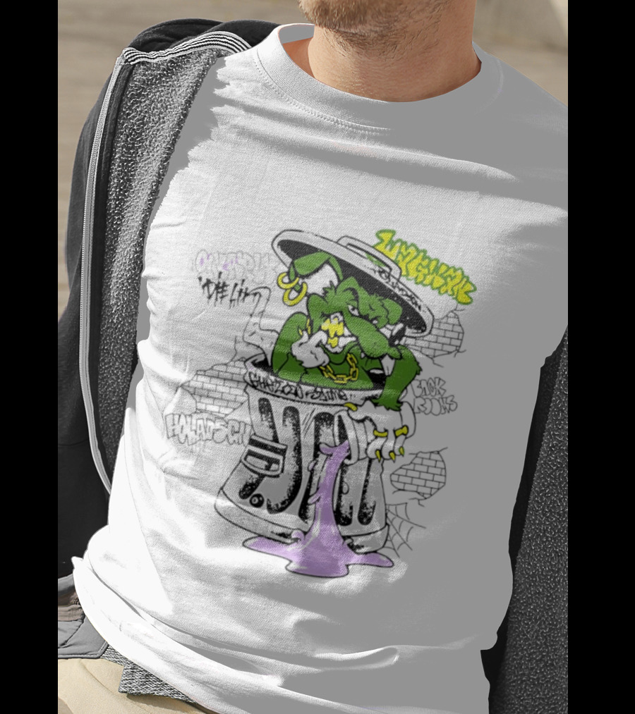 Escape Plan Ghetto Slime Rat Trash Can Die Lit Back Rooms Holadsch T-Shirt