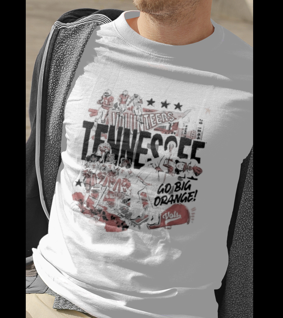 University Volunteer Tennessee Go Big Orange T-Shirt